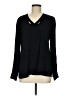 Etcetera 100% Viscose Black Long Sleeve Blouse Size 8 - photo 1