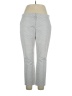 Adrienne Vittadini Houndstooth Silver Casual Pants Size 14 - photo 1