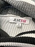 Just Fab Stripes Ivory Turtleneck Sweater Size M - photo 7