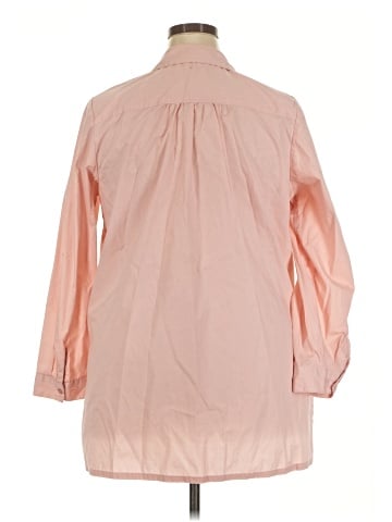 Assorted Brands 3/4 Sleeve Button-Down Shirt (view 2)