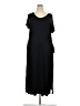 Assorted Brands Solid Black Casual Dress Size 2X - photo 1