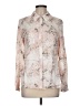 E3 by Etcetera 100% Viscose Print Pink Long Sleeve Blouse Size 8 - photo 1