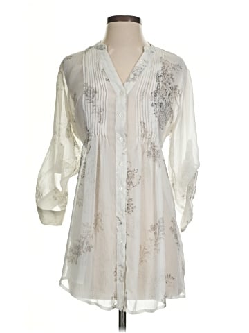 American Rag Cie 3/4 Sleeve Blouse (view 1)