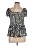DR2 Black Short Sleeve Blouse Size L - photo 1