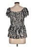 DR2 Black Short Sleeve Blouse Size L - photo 2