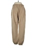Lounge Solid Tan Casual Pants Size S - photo 2