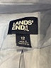 Lands' End 100% Cotton Solid Blue Long Sleeve Button-Down Shirt Size 12 - photo 3