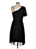 Alexa B 100% Polyester Solid Black Cocktail Dress Size 4 - photo 2