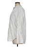 Lands' End 100% Cotton Stripes Ivory Long Sleeve Blouse Size 16 - photo 5