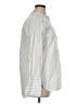 Lands' End 100% Cotton Stripes Ivory Long Sleeve Blouse Size 16 - photo 4