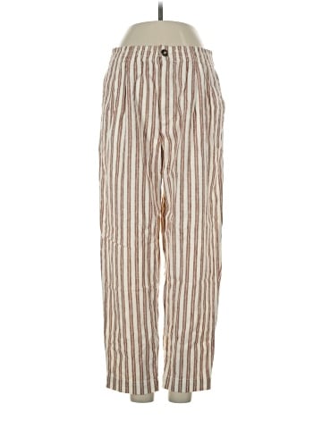 Madewell Linen-Cotton Track Trousers in Stripe (view 1)