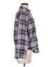 Universal Thread 100% Cotton Plaid Blue Long Sleeve Button-Down Shirt Size M - photo 4