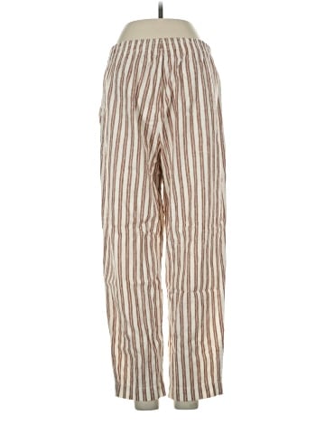 Madewell Linen-Cotton Track Trousers in Stripe (view 2)