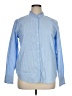 Lands' End Blue Long Sleeve Button-Down Shirt Size 16 - photo 1