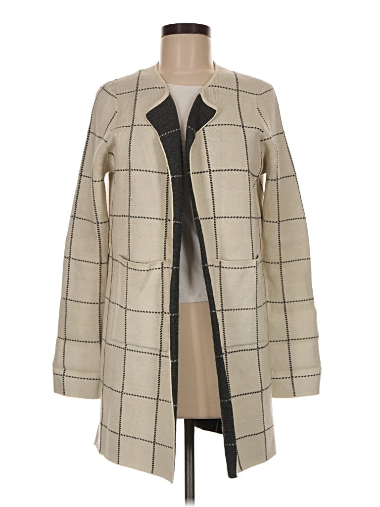 Pre-owned Rain Cardigan Sweater In Tan
