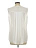 Keren Hart 100% Polyester Ivory Sleeveless Blouse Size L - photo 2