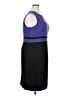 Kasper Color Block Blue Cocktail Dress Size 18 - photo 4
