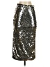 Shein 100% Polyester Silver Formal Skirt Size S - photo 1