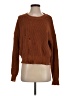 JS71 100% Cotton Solid Brown Pullover Sweater Size XS - photo 1