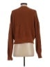 JS71 100% Cotton Solid Brown Pullover Sweater Size XS - photo 2