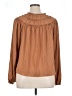 Assorted Brands 100% Polyester Brown Long Sleeve Blouse Size XL - photo 2