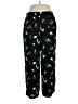 Apt. 9 100% Rayon Print Black Casual Pants Size XL - photo 1