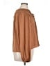 Assorted Brands 100% Polyester Brown Long Sleeve Blouse Size XL - photo 4