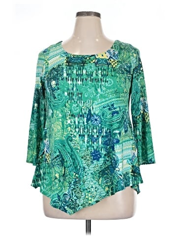 Promises Promises 3/4 Sleeve Blouse (view 2)