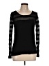K. Jordan Black Long Sleeve Top Size L - photo 1