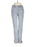 Free People Chevron-herringbone Blue Jeans Size 25 waist - photo 1