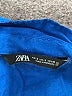 Zara Blue 3/4 Sleeve Button-Down Shirt Size S - photo 7