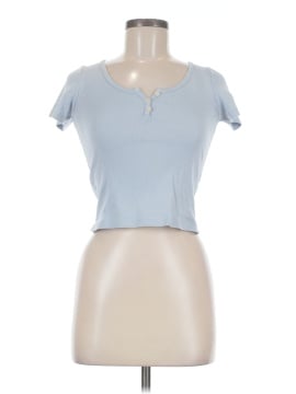 Brandy Melville Short Sleeve Henley (view 1)