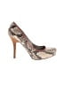 Guess Animal Print Ivory Heels Size 7 1/2 - photo 1