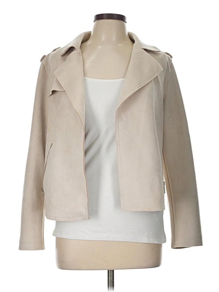 Pre-owned T Tahari Jacket In Tan