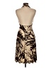 Together 100% Polyester Print Brown Cocktail Dress Size M - photo 2