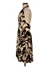 Together 100% Polyester Print Brown Cocktail Dress Size M - photo 5
