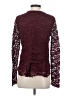 Tory Burch 100% Wool Burgundy Cardigan Size S - photo 2