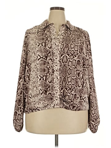 Intempo Long Sleeve Blouse (view 1)