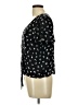 SO 100% Rayon Black Short Sleeve Blouse Size L - photo 5