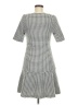 Nicole Miller Houndstooth Gray Casual Dress Size 6 - photo 2