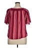Universal Thread 100% Cotton Red Short Sleeve Blouse Size XL - photo 2
