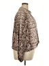 Intempo 100% Polyester Animal Print Brown Long Sleeve Blouse Size 2X - photo 4