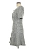 Nicole Miller Houndstooth Gray Casual Dress Size 6 - photo 5