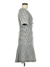 Nicole Miller Houndstooth Gray Casual Dress Size 6 - photo 4