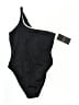 Fable Solid Black One Piece Swimsuit Size M - photo 1