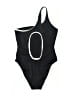 Fable Solid Black One Piece Swimsuit Size M - photo 2