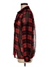 QMack 100% Polyester Plaid Red Long Sleeve Blouse Size M - photo 5