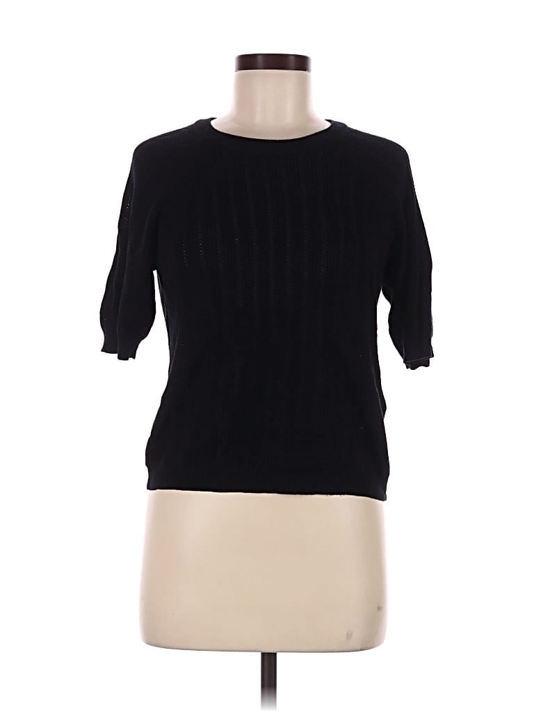 Pre-owned Vero Moda Short Sleeve Top Black Boatneck Tops