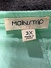 Main Strip 100% Polyester Green Cocktail Dress Size 3X - photo 7