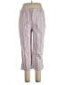 MNG Stripes White Casual Pants Size XL - photo 1